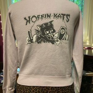Vintage Koffin Kats girls zipup hoodie psychobilly punk rockabilly